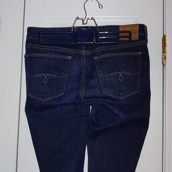 Lucky Brand Lolita Boot White Oak Cone Denim Jeans Sz 2 - Picture 6 of 12